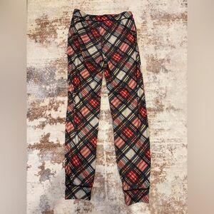 Born Primitive KIDS Unisex Rest Day Jogger (Christmas Plaid) - XL